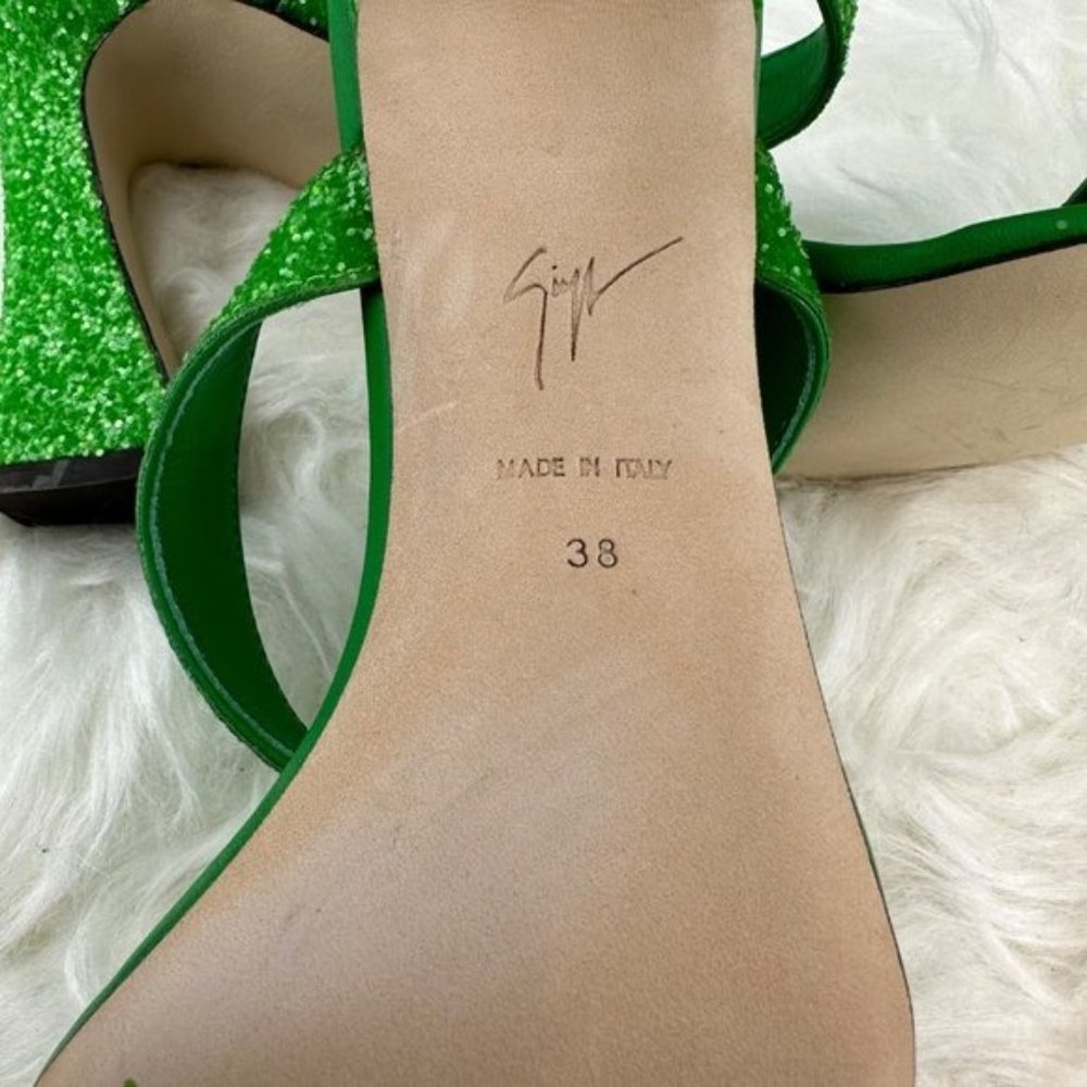 Giuseppe Zanotti Marinetti Sandal in Kiwi - Picture 9 of 10